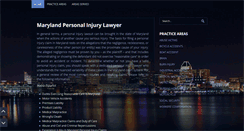 Desktop Screenshot of injurylawyersite.net